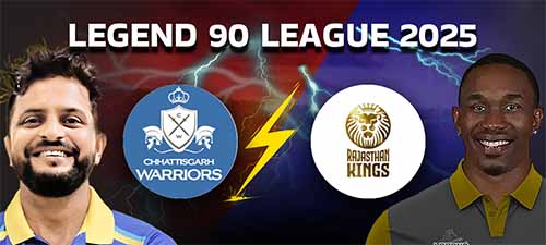 Chhattisgarh Warriors VS Rajasthan Kings